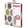 Rayen | Copriasse da Stiro Universale | Facile da Installare con Sistema EasyClip | 2 Strati: Schiuma e Tessuto 100% Cotone Stampato | Gama Basic di Rayen | Misurazioni: 126 x 40 cm