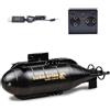 BAUBAUPLAY RC Atom U Boat, barca telecomandata 2.4G 6CH impermeabile, per adulti, RTR