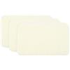QUARKZMAN 3 Pezzi Tappetino Miniature Casa Delle Bambole, 1:12 Morbido Tappeto Casa Delle Bambole Accessori Piccola Casa Decorazione Arredamento Casa Delle Bambole Gioco, Beige Ovale