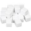QUARKZMAN 20Pcs Dadi Acrilici Vuoti, 16mm/0.63 Dadi Bianchi A Sei Facce Lisce Con Superficie Levigata Per Giochi Da Tavola Divertimento In Feste