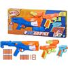Nerf Hasbro Nerf N Series Pacchetto di Equipaggiamento, Set da 3 Blaster di Plastica e 18 Dardi Nerf N1 Compatibili Solo con Blaster Nerf N Series, Giocattolo per Bambini e Bambine dagli 8 Anni