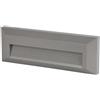 V-TAC VT-1162 faretto applique segnapasso led SMD da Parete 3W 110LM/W colore grigio rettangolare IP65 luce bianco caldo 3000k sku 211331