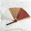 Generic Ventaglio pieghevole a mano, vintage, ricamato, a manovella, in tessuto, per regali di nozze, danza, decorazione per la casa, multiuso (stile S)