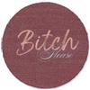 OnlyWow© Tappeto Rotonda 150x150 cm Tapi Salone Colorato Sala Floor Mat Antiscivolo Salottino Stanza Colorare Salotti Moderni Cagna per favore - Rosso - Blu