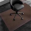 Highdi Grande Tappeto Sedia Ufficio Gaming, Antiscivolo Tappeto per Sedia con Ruote, Antigraffio Tappetino Protettivo del Pavimento per Parquet e Pavimenti Duri/Piastrelle (Marrone,80x120cm)