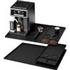 Turmegtt Tappetino da caffè in silicone 2 in 1 (60 x 40 cm), per macchina da caffè, resistente al calore, antiscivolo, facile da pulire, per macchine da caffè e cucina