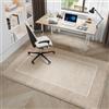 Highdi Grande Tappeto Sedia Ufficio, Semplice Astratto Antiscivolo Tappeto per Sedia con Ruote Antigraffio Tappetino Protettivo del Pavimento per Parquet e Pavimenti (Righe,100x120cm)