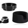 SHENGYIG 51 Mm Magnetico Portafiltro Imbuto (Esterno Sospeso) | Per De'Longhi + Base Tamper per Luxe Cafe ES601, Set di Accessori Barista per Una Perfetta Preparazione Del Caffè Espresso