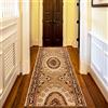 Mazovia Tappeto per Corridoio - Passatoia Corridoio Orientale - Tapis Salon, Chambre, Cuisine e Corridoio - Certifié Oeko-Tex - Tapis de Couloir au Metre - Beige - 70x350 cm
