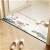 QHanky Tappetino da Bagno Antiscivolo 15x80cm,Tappeto Bagno Super Assorbente Diatomite,Tappetino per Doccia Microfibra,Asciugatura Rapida Tappetino Doccia(Multicolore B)