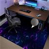 Highdi Grande Tappeto Sedia Ufficio Gaming, Antiscivolo Tappeto per Sedia con Ruote, Stile Giochi Antigraffio Tappetino Protettivo del Pavimento per Parquet e Piastrelle (Luce,100x120cm)