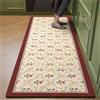 Highdi Tappeto Cucina,Antiscivolo Tappeto Passatoia Cucina, Stile Floreale Americano Tappeto Cucina in Diatomite,Tappeti Runner Tappeto Corridoio per Ingresso Soggiorno Bagno (Floreale1,60x150cm)