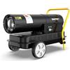 DAHTEC Riscaldatore Diesel ad Alta Resa Termica 50 kW - Termoventilatore Industriale - Superficie Riscaldabile: 500-720 m² - Per Officine, Cantieri, Applicazioni Agricole