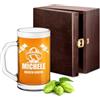 Maverton Boccale per Birra con personalizzazione - Bicchiere dalla capienza 640 ml - perfetto per ogni uomo amante della birra - Pinta in vetro per papà nonno o fidanzato - dissetante