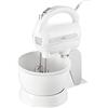 CAMRY CR 4213 - Frullatore a mano con ciotola per miscelazione, 600 W, 5 velocità, con supporto per impastare e gancio per mescolare, in acciaio INOX, con miscelatore elettrico