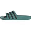adidas Unisex Adilette Aqua Slides Pure Teal/Core Black/Pure Teal 6 UK 39 EU