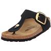 Birkenstock GIZEH BIG BUCKLE (PELLE) - Sandalo infradito da donna BIRKENSTOCK 36/BLACK NUBUCK-L