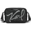KARL LAGERFELD Maybelle Crossbody, nero/argento, Medium