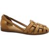 Frau 03M1 Caramello Cuoio Scarpe Donna Ballerine Pelle Intrecciata 41