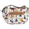 piero guidi BORSA DONNA HOBO BAG TRACOLLA MEDIUM MAGIC CIRCUS BIANCO L14914038-90