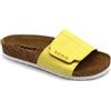 LEON 4022 Sandali Zoccoli Sabot Pantofole Scarpe di Pelle, Donna, Giallo, EU 37