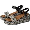 Fitflop Sandali in Pelle Intrecciata Nera