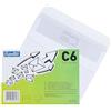 Bantex Buste autoadesive C6 (114 x 162 mm), confezione da 50 pezzi, colore: bianco