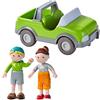 HABA Little Friends 306703 - Set da gioco all'aperto in viaggio, accessori per bambole pieghevoli a partire dai 3 anni in su