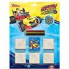 Multiprint Blister 5 Timbri per Bambini Disney Mickey Topolino, 100% Made in Italy, Set Timbrini Bimbi Personalizzati, in Legno e Gomma Naturale, Inchiostro Lavabile Atossico, Idea Regalo, Art.05945
