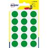 Avery Italia PSA19V Etichette Adesive Rotonde, A6, Verde