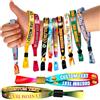 Ruilidesg Braccialetti personalizzati personalizzati in tessuto Bulk 5 a 2000 pezzi