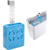CYUXING Porta pastiglie per la pulizia del serbatoio del WC, regolabile, blu, per vaschette di raccolta WC, pastiglie sbiancanti per, adatto per il bagno di casa