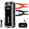 VEVOR Avviatore di Emergenza Picco da 4000A per Batteria Auto Portatile, Batteria di Avviamento per Auto 12V con Torcia a 3 Modi Cavo di Avviamento per Motori Corrente da 700A Potenza Uscita 18W
