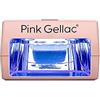 Pink Gellac Unghie in gel con lampada UV compatta, timer, rosa