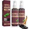 Generisch Herbal Gray Hair Spray Spray per capelli erbe, balsamo per capelli grigi, spray per capelli grigi, spray per capelli da bianco a nero, liquido