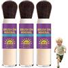 Generico Cipria solare minerale SPF 30 con pennello integrato per bambini - Protezione solare delicata per viso e cuoio capelluto - Resistente a sudore e schizzi, ideale per attività all'aperto,8 g (3Pezzo)