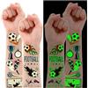 Leesgel Tatuaggi per bambini, 10 fogli di tatuaggi luminosi per feste di compleanno per bambini, regali per gli ospiti, regali di compleanno per bambini, piccoli regali per la scuola