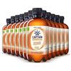 The Gutsy Captain Kombucha ZERO - Te Kombucha, ZERO zucchero, ZERO calorie, Raw Vegan - 12 x 400 ml (Ginger Lemon)