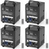 KRIDERISH Macchina pirotecnica da 1000W, 4 Pezzi D-MX Cold Spark Macchina