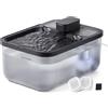 Feandrea Fontanella per Gatti, Distributore Acqua 4,5 L con Filtro e Spegnimento Automatico, Silenziosa, Facile da Pulire, Nero Inchiostro, per Più Animali Domestici, Collezione Boxal PWF001B101