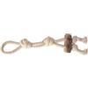 Dingo Waldemar Rutkowski Dingo 30118 - Giocattolo per cani in legno di caffè, accessorio naturale per cani Beisswurst PSIA-KAWKA corda giocattolo da masticare durevole, 37 cm, per cani di taglia media