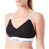 Calvin Klein Donna Reggiseno a Bralette Elasticizzato, Nero (Black), M