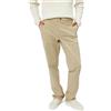 Tommy Hilfiger Uomo Pantaloni Chino Denton Printed Structure Straight Fit, Beige (Sandalwood), 30W/35L