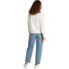 Tommy Hilfiger Donna Felpa Script in Cotone, Bianco (Ecru), XXL