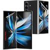 JUVENPROTO 3 Pezzi per Samsung Galaxy Z Fold 3 TPU Pellicola Protettiva Idrogel,Pellicola Protettiva TPU per Trasparente HD Morbida Display ID Impronte Digitali(Non Vetro Temperato)