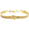 MARLU' Bracciale catena multifilo con serpente e zircone 33BR0028G-V