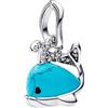 MSPOVOF Animali carini Charm S925 ciondolo in argento sterling per bracciali e collane regalo di gioielli per donne