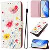 VQWQ Custodia per Oppo Reno 8T 4G Portafoglio in pelle Portacarte Flower