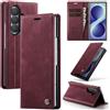 Cracedily Cover per Samsung Galaxy Z Fold 8 Ultra Case, Libro Custodia Portafoglio Premium Pelle PU, Slot Scheda, RFID Shieldon, Chiusura Magnetico Aletta Antiurto Case Custodia per, Rosso