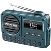 BODYA Portatile Bluetooth 5.4 Full Band AM/FM/SW/MW/LW Radio Altoparlante Stereo Digitale Lettore Radio di Ricarica per Viaggi